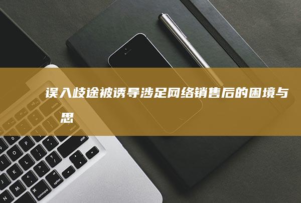 误入歧途：被诱导涉足网络销售后的困境与反思